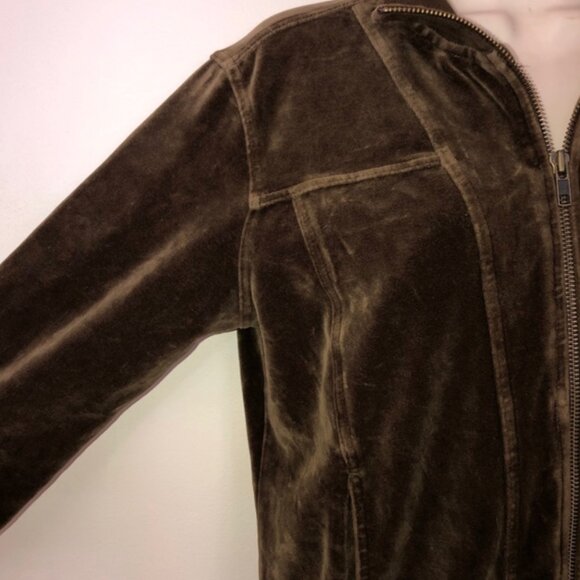 ISABELLA BIRD velour zip jacket/beautiful/S - Picture 2 of 6